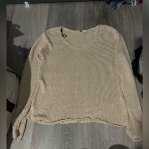 H&M cream knit sweater